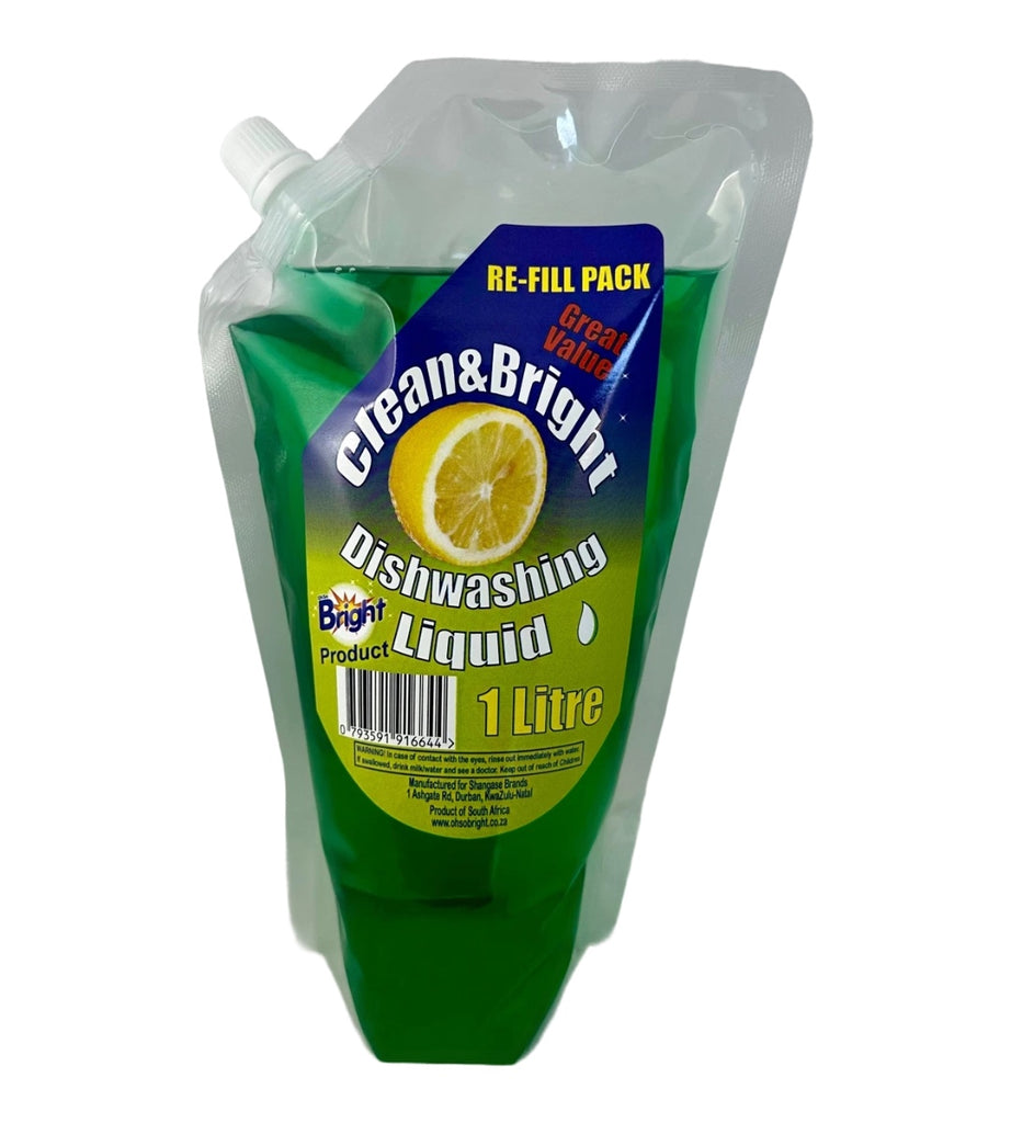 Clean&Bright 1lt Economy Dish Washing Liquid