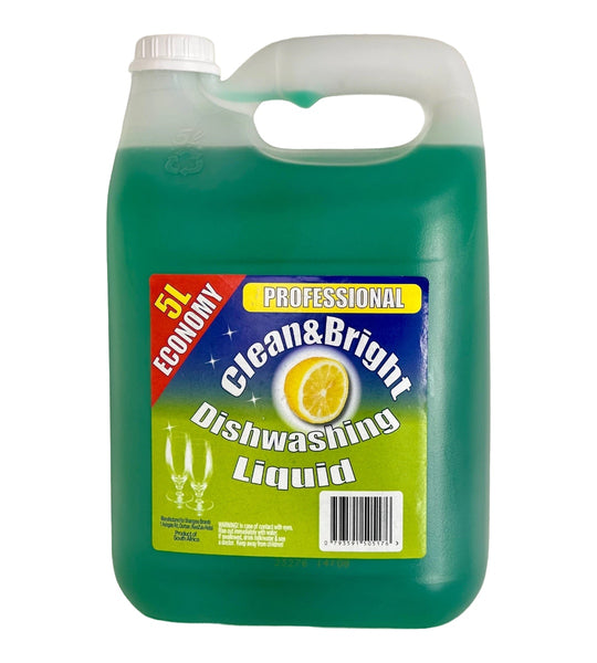 Clean&Bright 5lt Economy Dish Washing Liquid