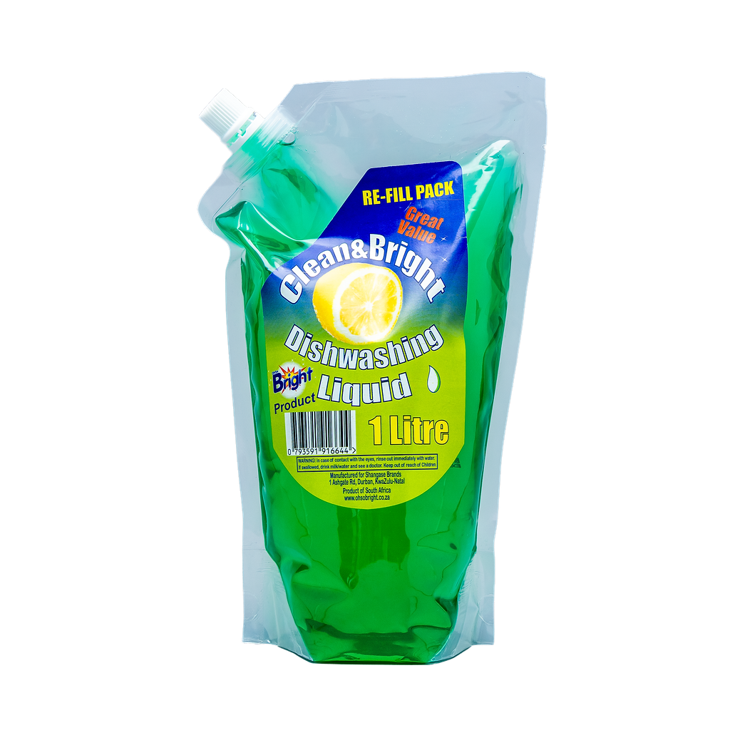 Clean&Bright 1lt Economy Dish Washing Liquid