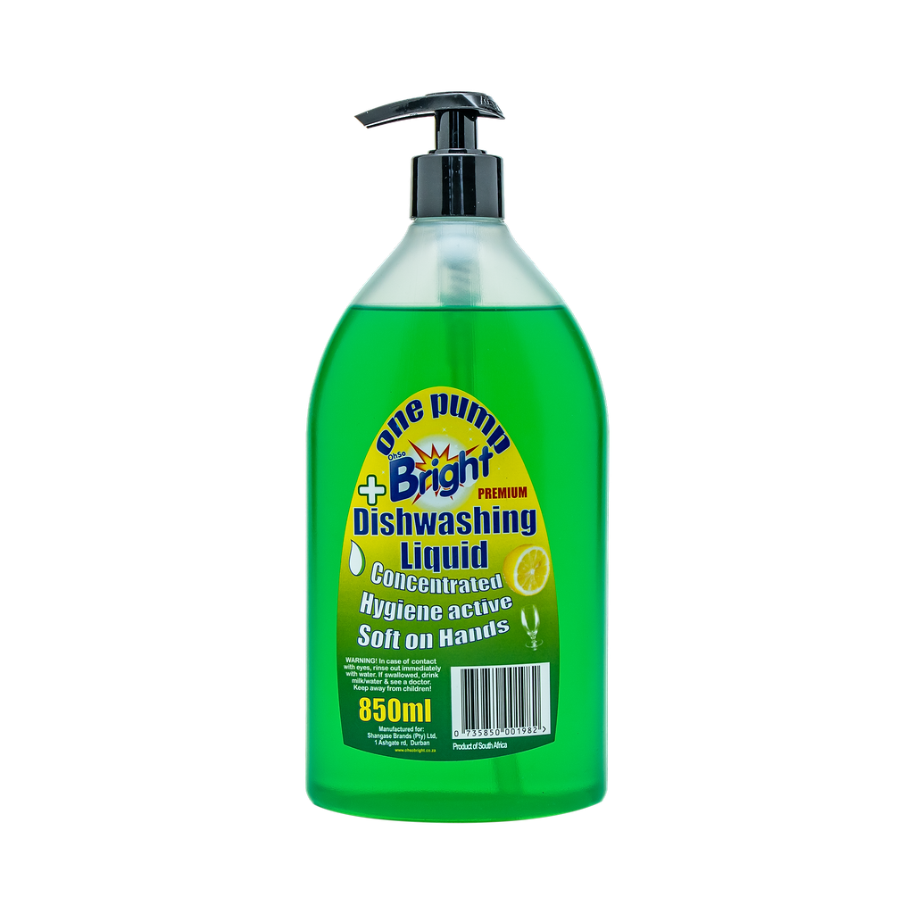 OhSoBright 850ml Concentrated Dish Washing Liquid