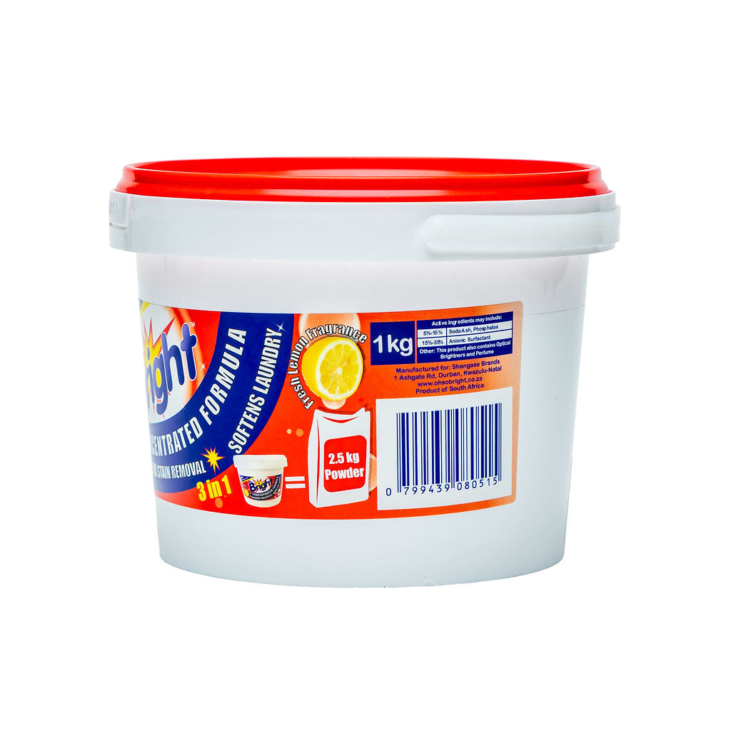 OhSoBright 1kg Laundry Detergent Washing Paste