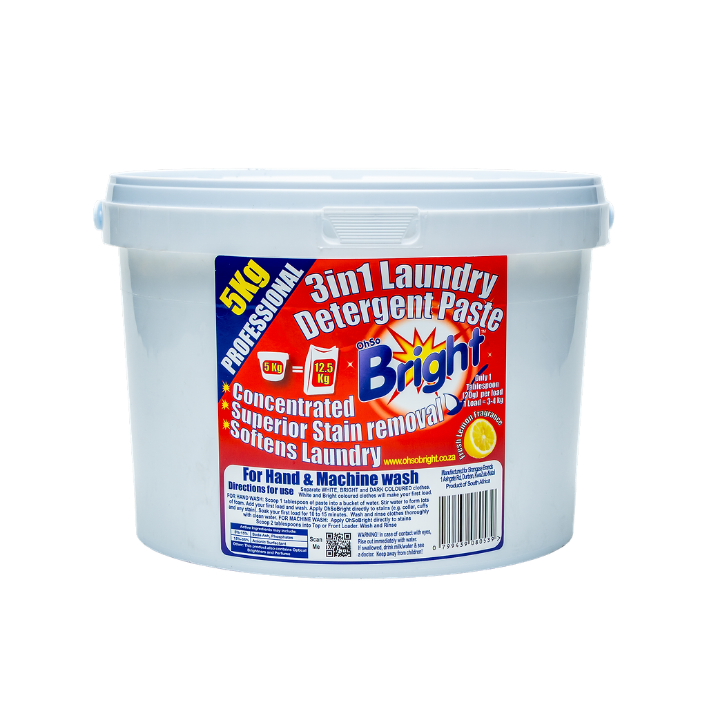 OhSoBright 5kg Laundry Detergent Washing Paste