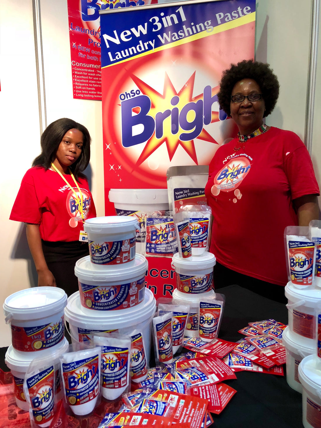OhSoBright exhibit at Durban business fair