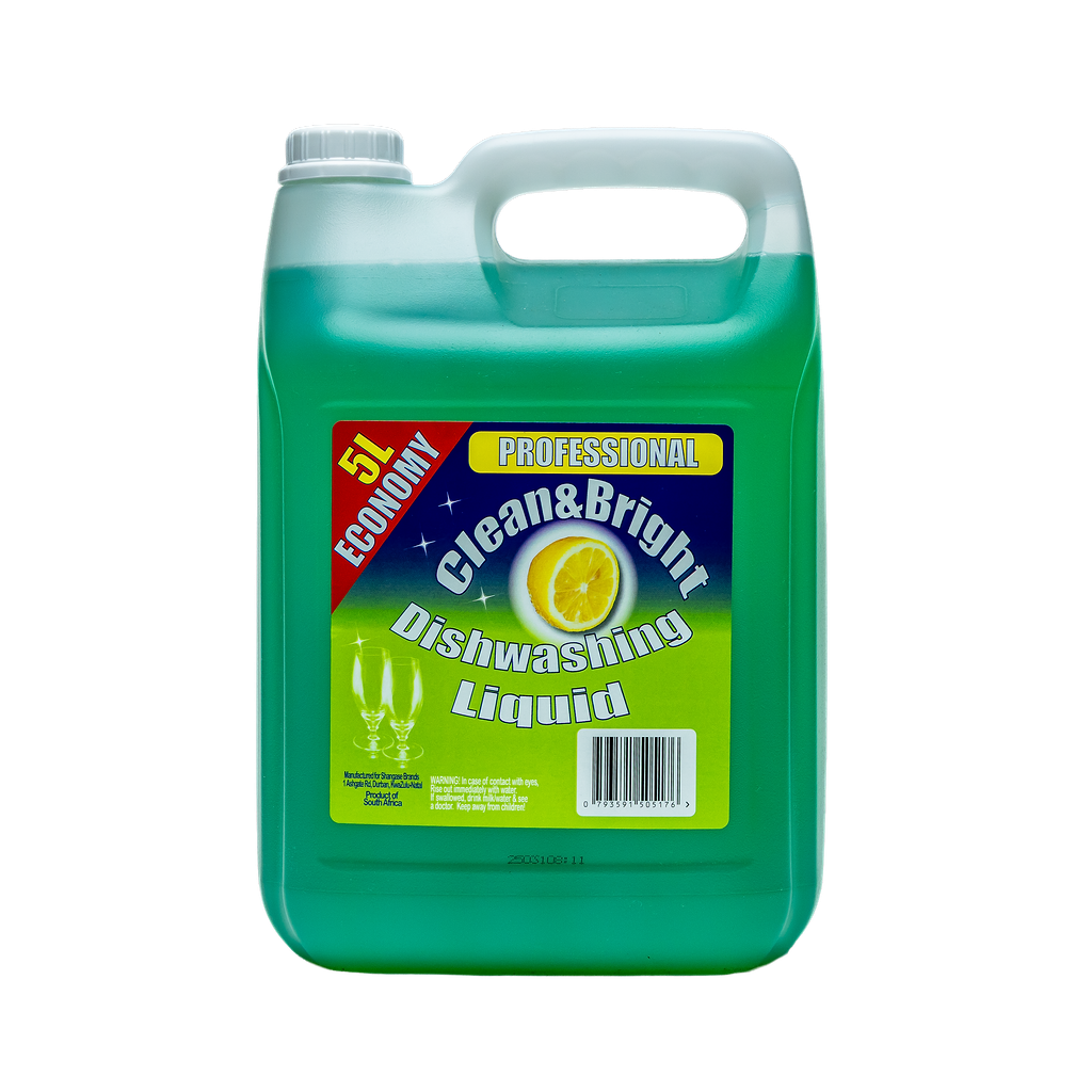 Clean&Bright 5lt Economy Dish Washing Liquid