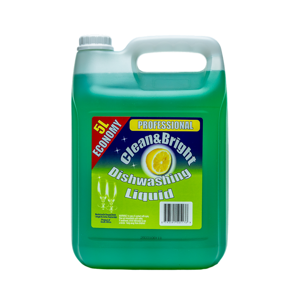 Clean&Bright 5lt Economy Dish Washing Liquid