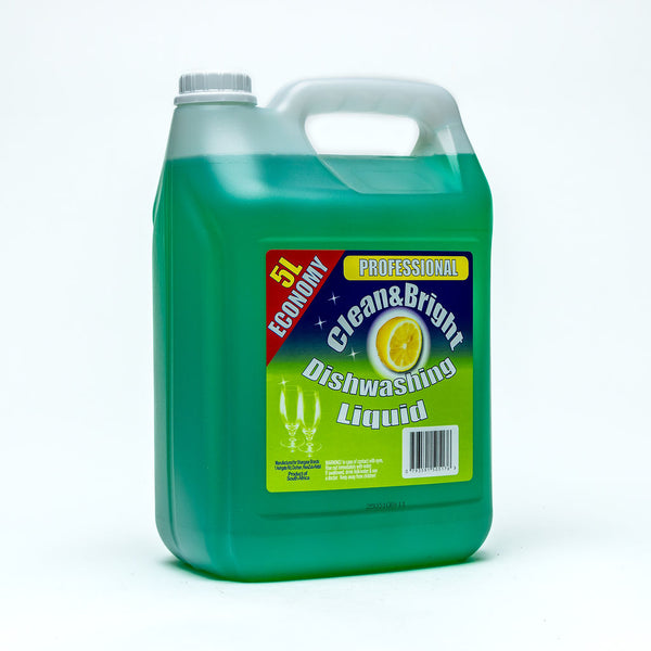Clean&Bright 5lt Economy Dish Washing Liquid