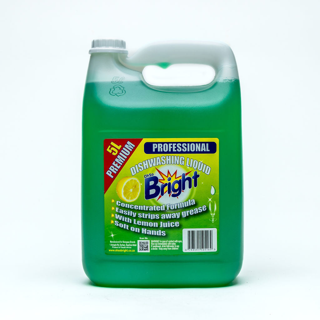 OhSoBright 5lt Concentrated Dish Washing Liquid
