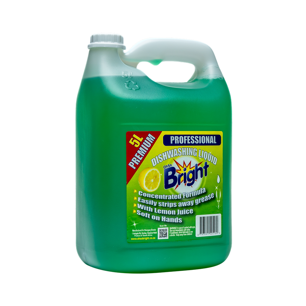 OhSoBright 5lt Concentrated Dish Washing Liquid