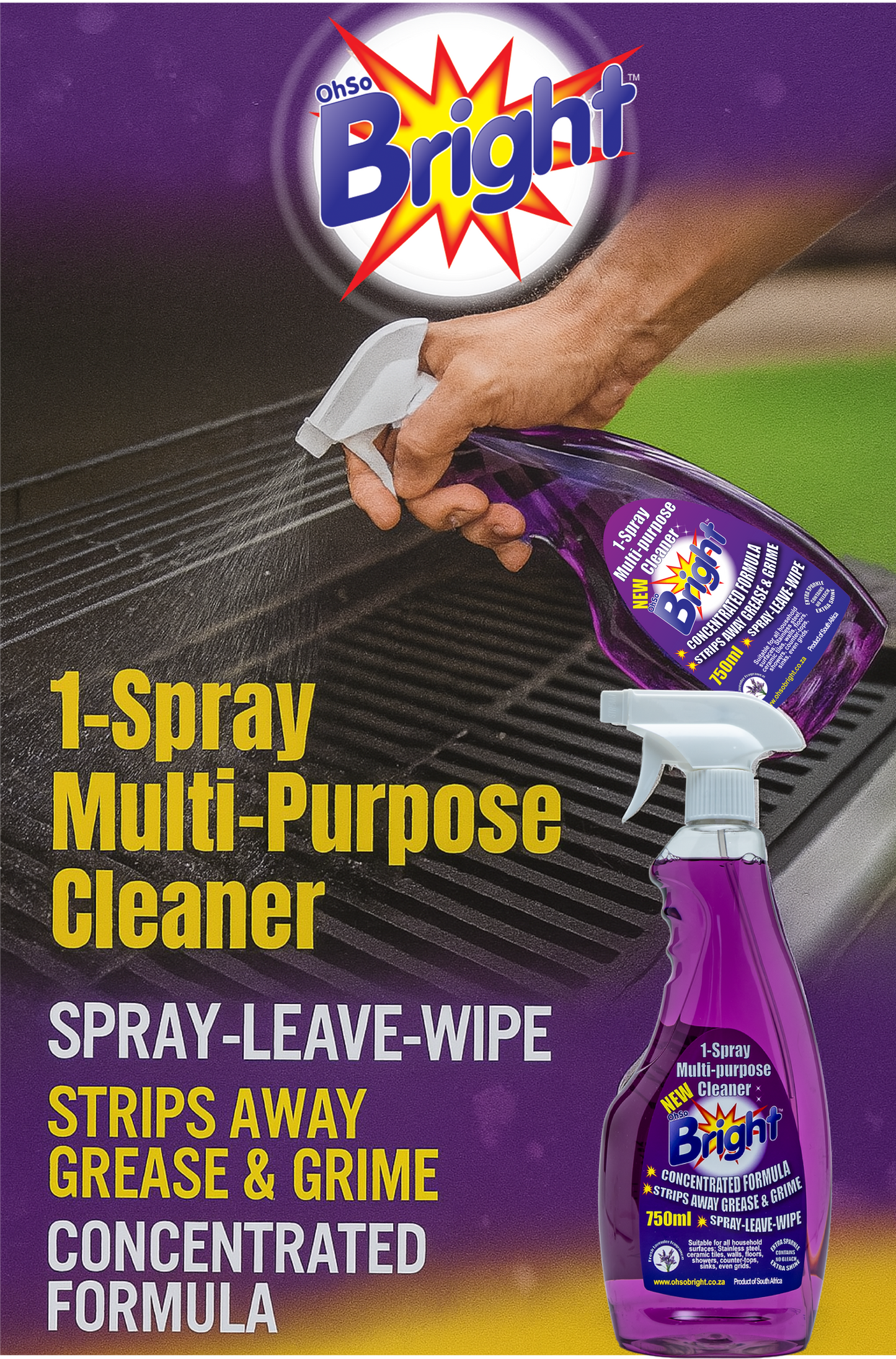 OhSoBright 750ml Concentrated Multi Purpose Cleaner