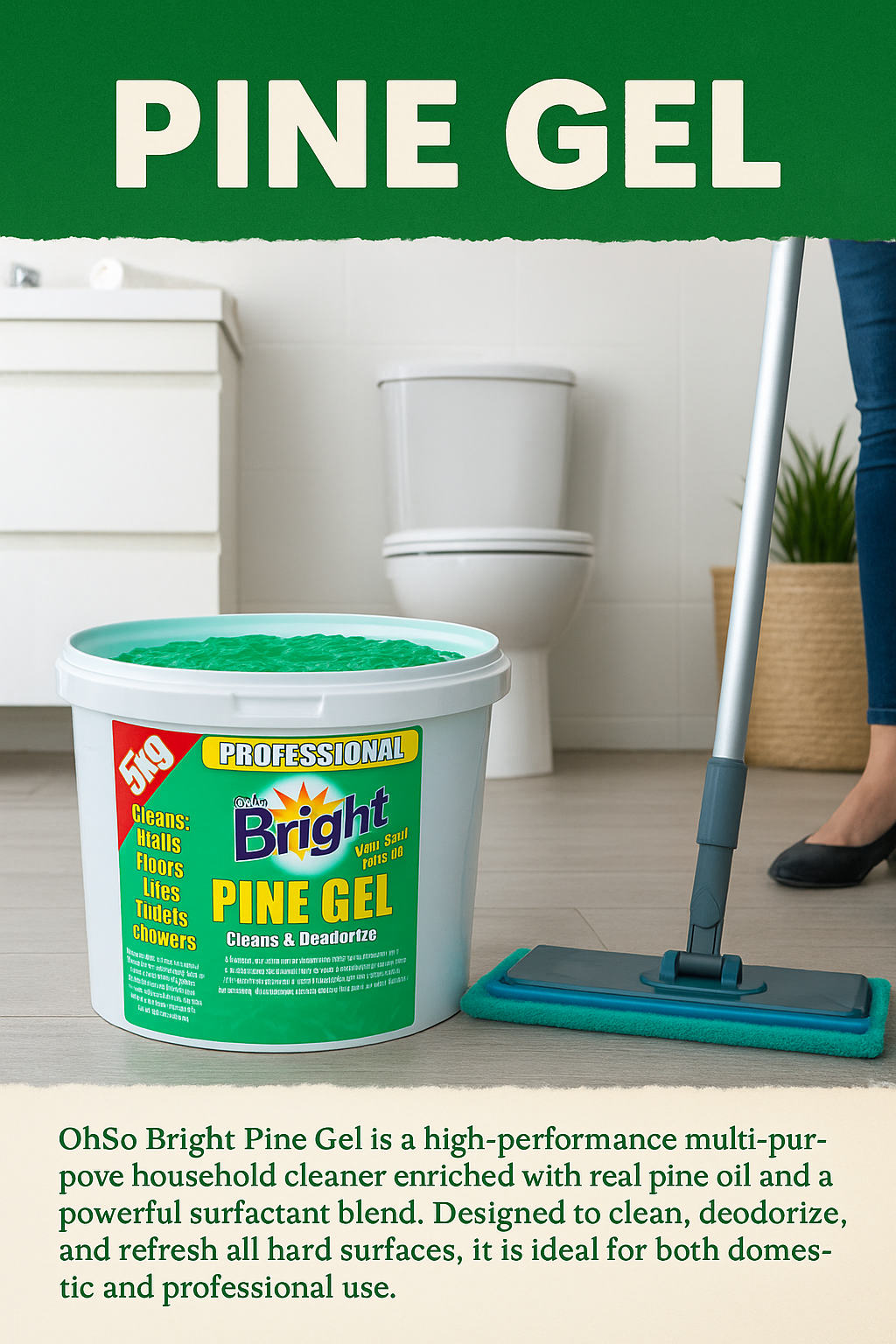 OhSoBright 5kg Multi Purpose Pine Gel