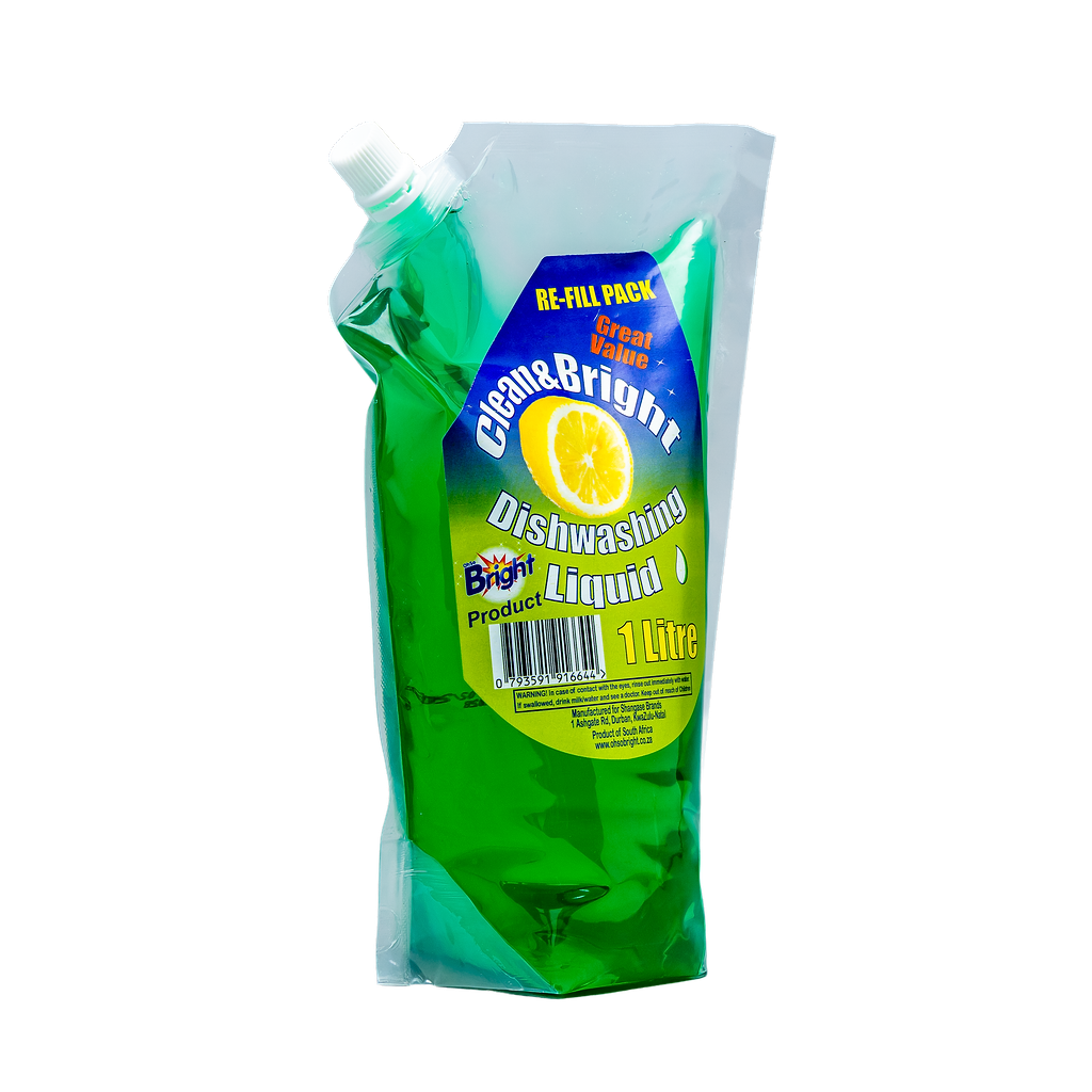 Clean&Bright 1lt Economy Dish Washing Liquid