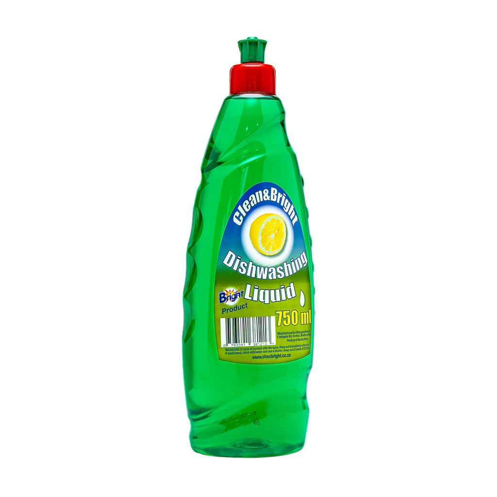 Clean&Bright 750ml Economy Dish Washing Liquid