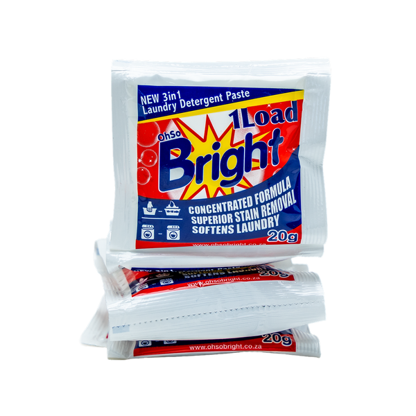 OhSoBright 20g Laundry Detergent Washing Paste Sachet (strip of 10)