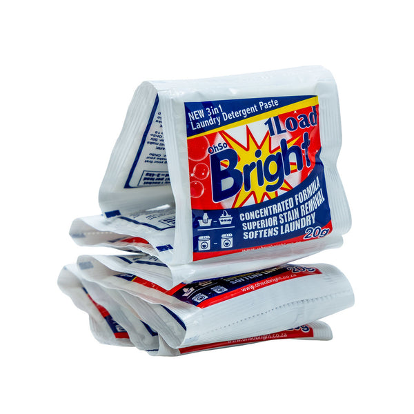 OhSoBright 20g Laundry Detergent Washing Paste Sachet (strip of 10)