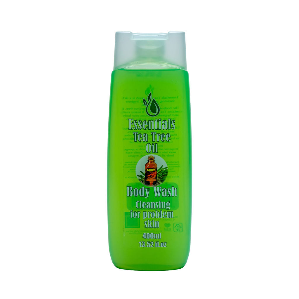 Essentials Tea Tree Oil Infused Body Wash 400ml