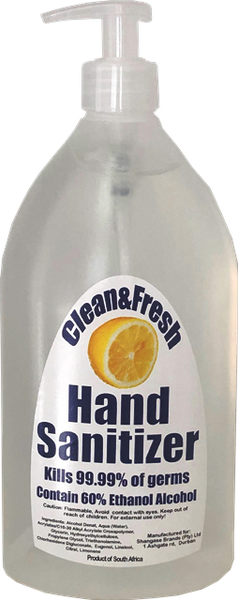 Clean&Fresh 850ml Hand Sanitizer Gel