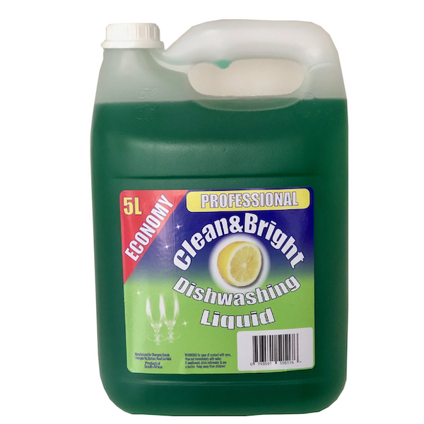 Clean & Bright 5 Liter dishwashing liquid 