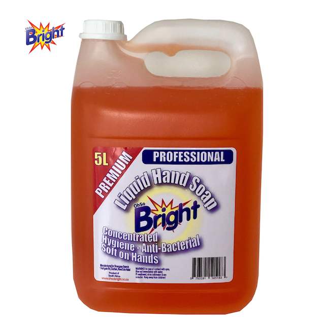 OhSoBright 5 Liter antibacterial liquid hand soap 